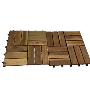 Azulejos de cubierta de enclavamiento duraderos económicos de fábrica de Vietnam, suelo de madera impermeable liso moderno, cubierta de Acacia antideslizante para - Product Image 2