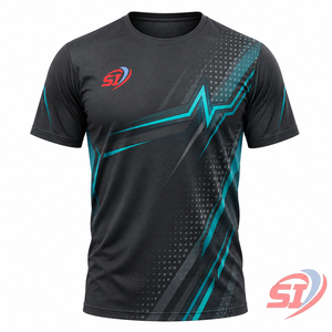 Custom Mens Polyester Solid Dry Fit Anti-Wrinkle Short Sleeve Quick Dry Breathable Sports Training T-<b>Shirt</b> Manufacturer - Product Image 1