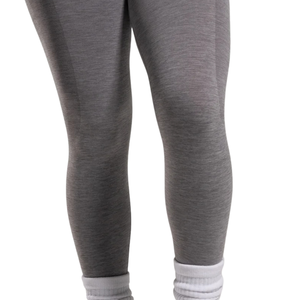 กางเกงเลกกิ้งเอวสูงสีเทา Heather Grey สำหรับผู้หญิง แบบไร้ตะเข็บ กระชับรูปร่าง เหมาะสำหรับออกกำลังกาย ฟิตเนส โยคะ วิ่ง ซิทอัพ ยืดหยุ่นได้ดี - Product Image 6