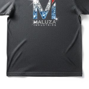 Camiseta Ecológica de Algodón Orgánico con Pedrería, Marca de Lujo, Personalizada con Logotipo de Cristal Brillante, Camiseta con Pedrería, Artículos de Ropa al por Mayor - Product Image 3