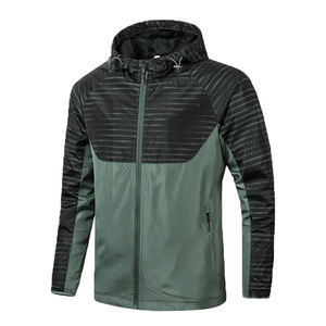 เสื้อแจ็คเก็ตวิ่งเทรคกิ้งสำหรับฤดูหนาว สปอร์ต ทนทาน ใส่สบาย เหมาะกับการออกกำลังกาย กันลม แบบสองด้าน - Product Image 3