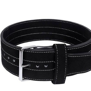Ceinture de musculation en cuir noir pour homme, réglable, avec boucle de maintien lombaire, équipement de fitness pour entraînement de force - Product Image 5