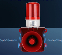 JLXF-08GY Alarm Sirine Industri dengan Suara dan Lampu serta Sensor PIR (Versi Suara)