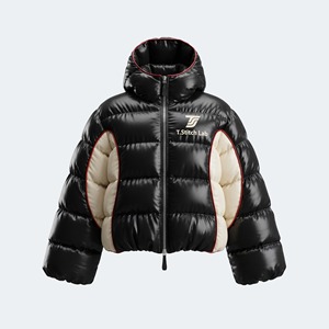 Chaqueta Acolchada para Mujer, Cuello Alto, Cierre Completo con Cremallera, Color Sólido, Último Modelo, Venta Caliente, Alta Calidad, Precio al por Mayor, MOQ Bajo - Product Image 3