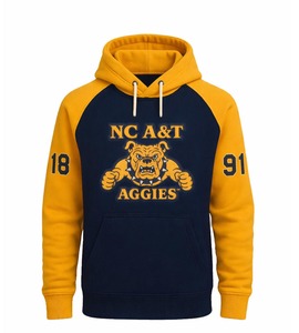เสื้อฮู้ดปักลายสำหรับทุกเพศ ยี่ห้อ HBCU North Carolina A&T NC A&T Wholesale Collegiate Apparel รุ่น College Hoodie Sweatshirts - Product Image 1