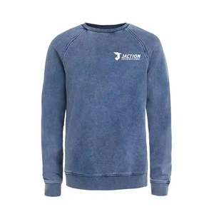 Sudaderas Básicas con Logotipo Personalizado para Hombre, Diseño Moderno, Transpirables, Lavadas al Ácido - Product Image 2