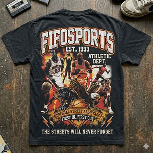 เสื้อยืดโอเวอร์ไซส์ลายกราฟิกผ้าฝ้ายแท้ 100% สไตล์วินเทจยุค 90s สำหรับผู้ชาย เสื้อแร็ปแนวสตรีทแวร์ พิมพ์ลาย ขายส่ง - Product Image 6