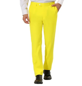 Nouveau pantalon habillé slim à rayures pour homme – Formel, décontracté, de bureau – Coupe ajustée, design élégant en tissu – OEM ODM - Product Image 3