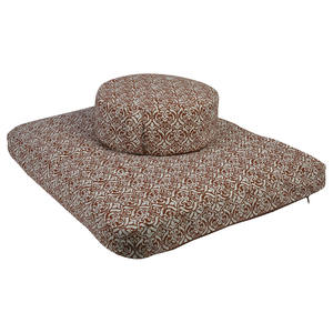 Cojín de Yoga Zafu con Relleno de Cáscara de Trigo Sarraceno Extraíble, Listo para Enviar en 2026, Superventas, con Set de Almohadilla Cuadrada de Meditación Zabuton - Product Image 3