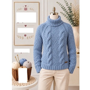 Suéteres 100% acrílico o algodón, calibre 12, para mujer, los más modernos, informales, para la temporada de invierno, proveedor de Bangladesh. - Product Image 1