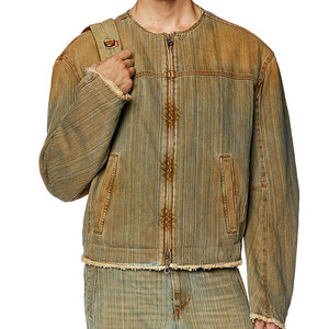 Veste en jean à capuche pour homme, personnalisée, tendance, de haute qualité - Vente chaude d'hiver - Product Image 2