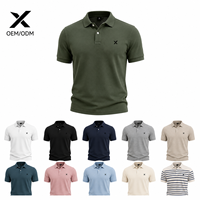 Chemise décontractée à manches courtes pour homme X Sports City, couleur unie, respirante, infroissable, 100 % coton tricoté, tenue d'été classique