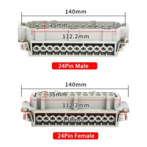 Cavo elettrico Harting Heavy Duty connettore cavo 4 6 10 <span class=keywords><strong>16P</strong></span> 24 Pin in rame conduttore in PVC isolamento cavo cablaggio industriale