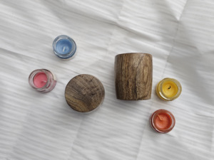 Portavelas y Recipientes de Madera Hechos a Mano al por Mayor |   Portavelas Rústico de Madera |   Fabricante OEM - Product Image 5