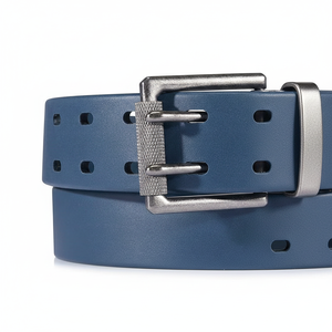 Cinturón de Cuero Vacuno Casual para Hombre, Hebilla de Acero, Ancho y Largo Personalizables, Diseño de Color Sólido, Moldeado en una Sola Pieza - Product Image 6