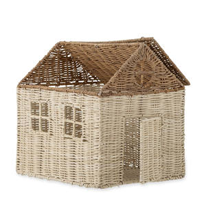 Casa de muñecas de bajo precio para niños pequeños, casa de muñecas de ratán natural de la más alta calidad, casas de muñecas al por mayor - Product Image 1
