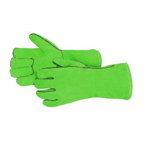 Guantes de Soldadura de Cuero Vacuno al por Mayor, Resistentes al Calor y a las Chispas, Duraderos, para Bomberos y Barbacoa, con Logotipo Personalizado - Product Image 6