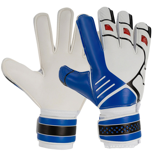Football Goalkeeper Gloves Full <b>Finger</b> PU Leather Non Slip Breathable Adjustable Wrist <b>Strap</b> Hook Loop Closure Unisex Silicone - Product Image 5
