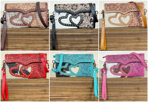 Bolso de Mano Tipo Clutch de Cuero Genuino Hecho a Mano para Mujer, Estilo Occidental, con Correa de Muñeca, Mini Bolso de Mano de Piel de Vaca, Tendencia de Lujo 2026, Gran Venta - Product Image 5