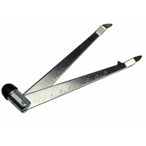 Marteau de percussion multifonctionnel en acier inoxydable de classe médicale I pour tests de réflexes neurologiques avec échelle - Product Image 1