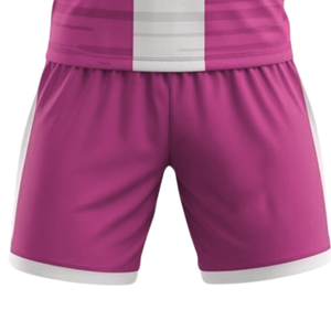 Conjunto de camiseta y pantalones cortos de fútbol, ​​uniforme de fútbol atlético transpirable, ropa deportiva de manga corta con cuello en V para equipos de club, torneo - Product Image 4