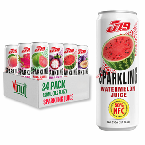 Sandía espumosa OEM ODM Etiqueta Privada bebida Mfr formulación personalizada FÁBRICA DE Vietnam 330ml lata de aluminio 24 latas de cartón - Product Image 1