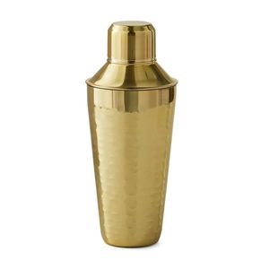 Shaker à cocktails polyvalent en métal, équipement de bar avec couvercle passoire, corps en acier inoxydable durable pour la préparation de Martini, Margarita, Mo - Product Image 1