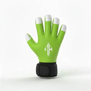 Gants de gardien de but unisexes de qualité supérieure, matériau personnalisé en PU, lacets respirants, protection des doigts et du pouce, RIVIAN ATLANTIC - Product Image 4