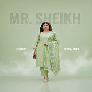 Trajes pakistaníes listos para usar para mujer, de tela suiza, salwar kameez pakistaní, vestido de verano para mujer, ropa de mujer, tallas grandes - Product Image 1