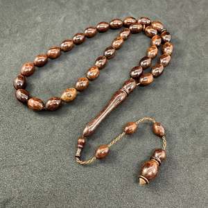 Cuentas de Oración Hechas a Mano de Resina Ámbar Clásica de Lujo, Ecológicas - Product Image 5