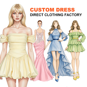 Abito Mini da Donna Personalizzato di Alta Qualità, Sexy con Collo Halter, Linea ad A, <span class=keywords><strong>Elegante</strong></span>, <span class=keywords><strong>Casual</strong></span>, da Festa, Plissettato, <span class=keywords><strong>Abbigliamento</strong></span> all'Ingrosso OEM con il Tuo Logo - Product Image 1