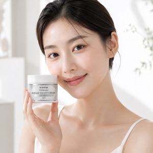 Crème de Nuit Réparatrice Soin Élastifiant Anti-rides Raffermissante Soutien Barrière Cutanée Crème Visage Luxe Réparatrice - Product Image 6