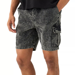 Shorts streetwear homme délavés à l'acide pour l'été – En promotion - Product Image 1