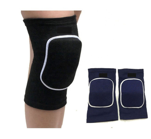 Genouillères en polyester et coton, coque rigide, respirantes, absorption des chocs, protection universelle, unisexe, fermeture à boucle, toutes saisons - Product Image 2
