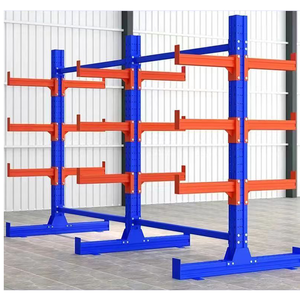 أرفف أنابيب صناعية ذراع فولاذية مزدوجة الجانب من الجانبين ، أرفف معدنية - Product Image 2