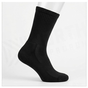 Crew <b>Socks</b> Geometric Pattern Blue Breathable Running <b>Socks</b> for Adults Spring Season - Product Image 3