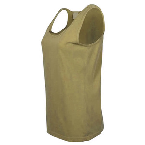 Camiseta Deportiva sin Mangas para Mujer, Diseño Nuevo, 95% Algodón, 5% Elastano, Secado Rápido, Ropa Deportiva, Camiseta Estampada para Entrenamiento - Product Image 3