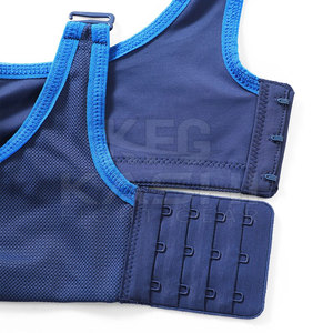 Sujetador Deportivo Transpirable para Mujer con Logotipo Frontal Simple, Tejido Elástico y Banda de Soporte para Actividades de Running, Ecológico - Product Image 6