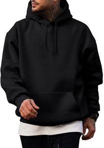 Sudaderas con Capucha para Hombre, Sudaderas Casuales con Cordón en el Cuello, Sudaderas Deportivas de Algodón de Manga Larga para Hombre, Texto y Logotipo Personalizados - Product Image 1
