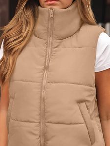 <b>Women's</b> Lightweight Insulated Puffer Vest OEM Manufacturer Custom Logo <b>Women's</b> <b>Sleeveless</b> Quilted <b>Jacket</b> Wholesale - Product Image 4