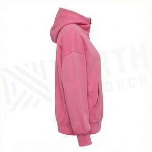 Lightweight Women Half <b>Zipper</b> Sweatshirt Long Sleeve Casual Hoodie Loose Pullover Top Acid Wash Terry Stylish Tops - Product Image 3