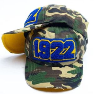 1922 Distressed <b>Camo</b> Chenille <b>Cap</b> Embroidered Patch Baseball Hat Adjustable Casual Vintage Outdoor Headwear Custom Wholesale - Product Image 5