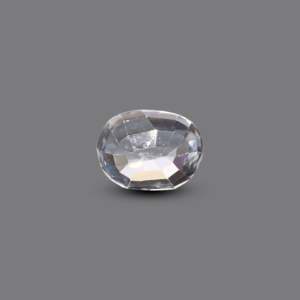 Lab-Created Paraiba 4.1 Carat White Zircon Loose Gemstone 6mm for Fine Jewelry - Product Image 2