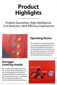 Горячая продажа: Прицепной подъемник-вышка (бум-лифт) китайского производства, складная прицепная подъемная платформа с выдвижной стрелой - Product Image 4