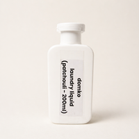 Détergent à lessive liquide Domko 200 ml pour vêtements, parfum patchouli, 30%-50% d'ingrédients, formule personnalisée, fabriqué en Inde