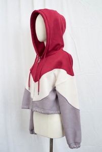 Customized Women's Oversized High Quality Casual Women Cropped Hoodies Custom Label Crop Top Hoodies - Product Image 5