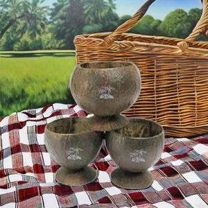 Tazón de cáscara de coco pulido ecológico 100% hecho a mano de Vietnam para decoración del hogar ensalada de frutas fideos artesanías naturales - Product Image 3