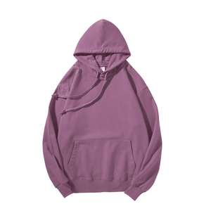 Sudaderas con Capucha para Hombre, 100% Algodón, Talla Grande, Color Sólido, Estilo Casual, Corte Regular, Tejido French Terry, para Otoño - Product Image 6