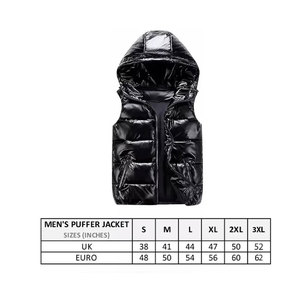 Chaleco acolchado con capucha para hombre, el más popular, con cremallera, estilo burbuja, para invierno, ¡Gran oferta! - Product Image 3