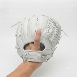 Gant de baseball en cuir unisexe pour adulte, modèle H-Web, pour droitier, doigts entièrement couverts, pour outfield, fermeture auto-agrippante, toutes saisons - Product Image 4